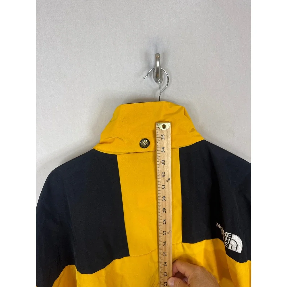 90s The North Face Mountain Light Gore-Tex Jacket Yellow Black Vintage Mens XL